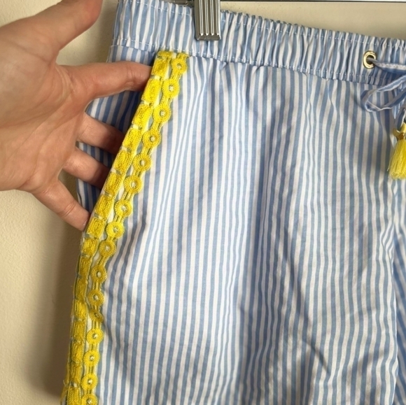 Lilly Pulitzer 5" Katia Embroidered Short In Blue Peri Swizzle Stripe Size XS - Picture 5 of 8